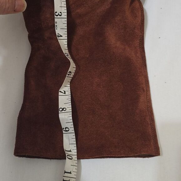 BCBG GENERATION VINTAGE PULL ON SUEDE BOOTS SIZE  9.5 - Picture 11 of 12